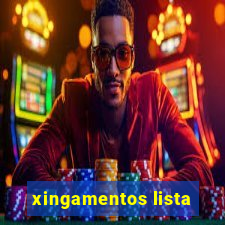 xingamentos lista